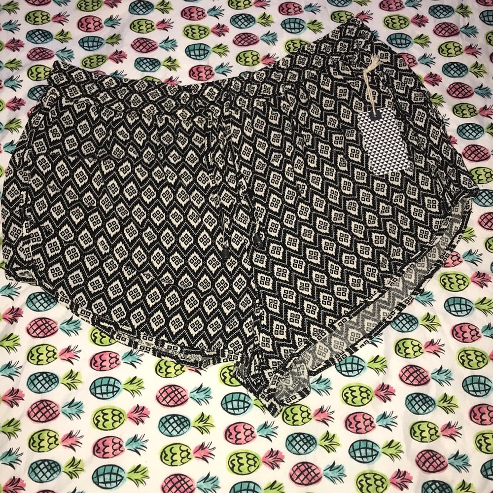 Tribal print shorts